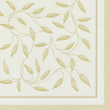 Papstar, 50 servilletas "Colección ROYAL" pliegue 1/4 40 Cm X 40 Cm champán "Nuevo Mediterráneo", #11651