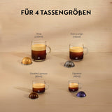 Cafetera espresso con cápsulas Nespresso Krups Vertuo Pop, capacidad: 560 ml, reconocimiento automático de cápsulas, sistema one-touch, 4 tamaños de taza, tiempo de calentamiento reducido, sostenible, Aqua Mint, XN9204