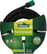 Manguera de riego Dehner, 15 m de longitud, 1/2 pulgada, negra