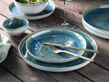 Creatable 22447 Serie Yuki Vajilla para 2 platos de porcelana Apto para lavavajillas y microondas Fabricado en Europa