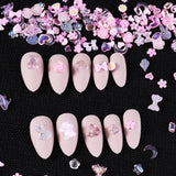 100 colgantes de uñas con lazo Y2K 3D de resina de camelia, flor de camelia, decoración de uñas, patrones, accesorios para manualidades (rosa)