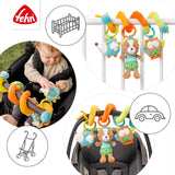 Fehn Activity Spiral Sleeping Forest - juguete para cochecito con tacto y sujeción - juguete para cuna, parque, cochecito y silla de coche - juguete de actividad motora para bebés y niños pequeños a partir de 0 meses Baby Toys Naty Shop