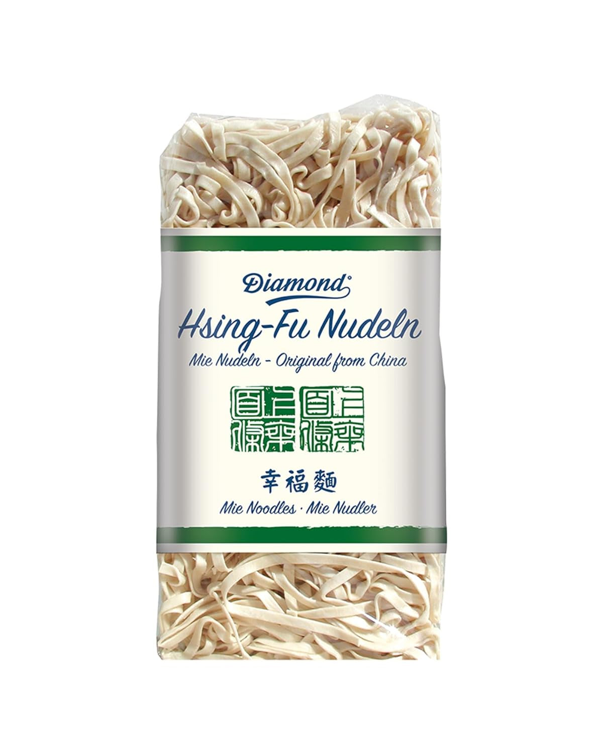Fideos DIAMOND Hsing-Fu, fideos asiáticos Mie de harina de trigo para wok y platos fritos al wok - 12 x 250 g