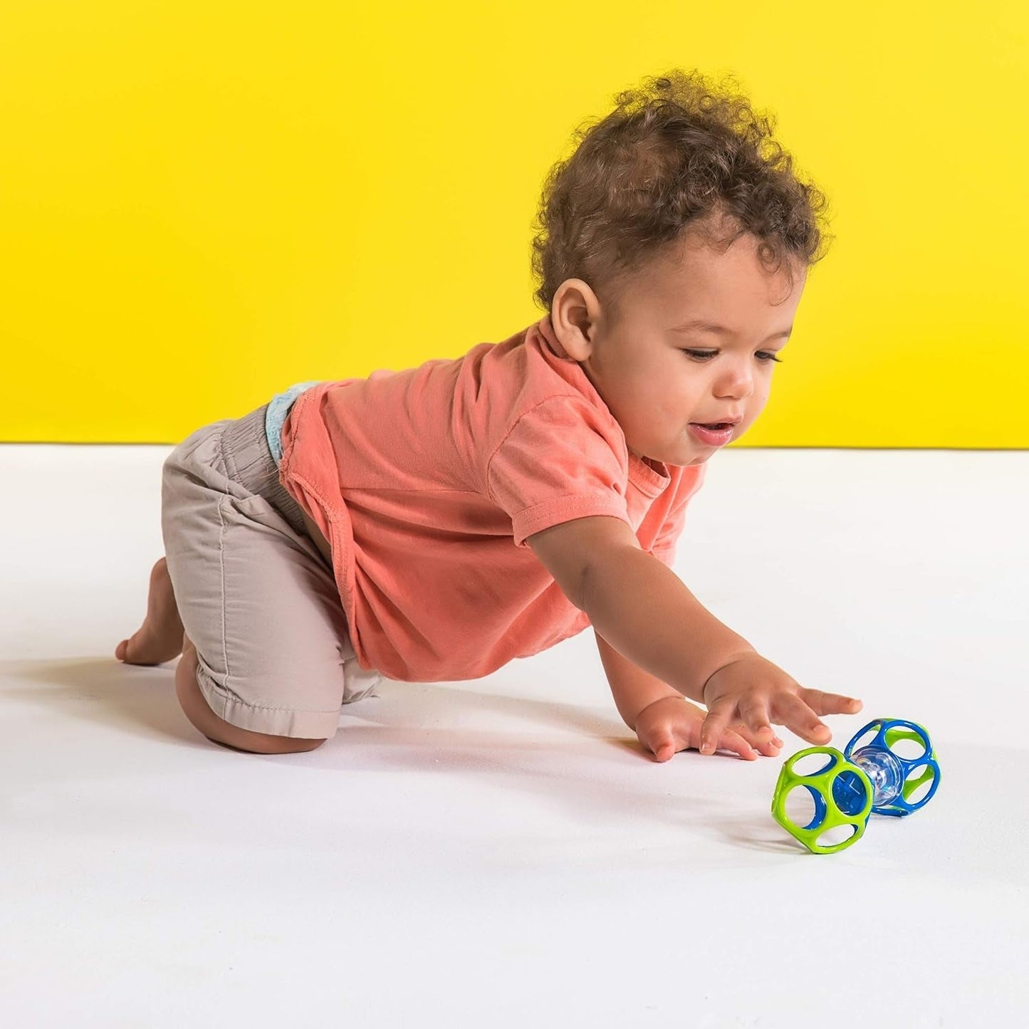 Fehn Pulpo Actividad Juguete - Juguete de Habilidades Motoras para Bebés para Cochecitos y Comienzos Brillantes, Oball, Juguete Sonajero con Bolas de Agarre para Caminar, Juguete Interactivo para Bebés Bebe Toys Naty Shop