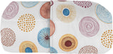 Ropa de Cama Italiana Edredón Básico de Verano, Microfibra Estampada, 250X240Cm, Círculo Edredones y Edredones Naty Shop