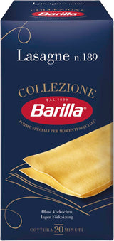 Barilla Collezione Lasaña Pasta de trigo duro, siempre al dente, 500g