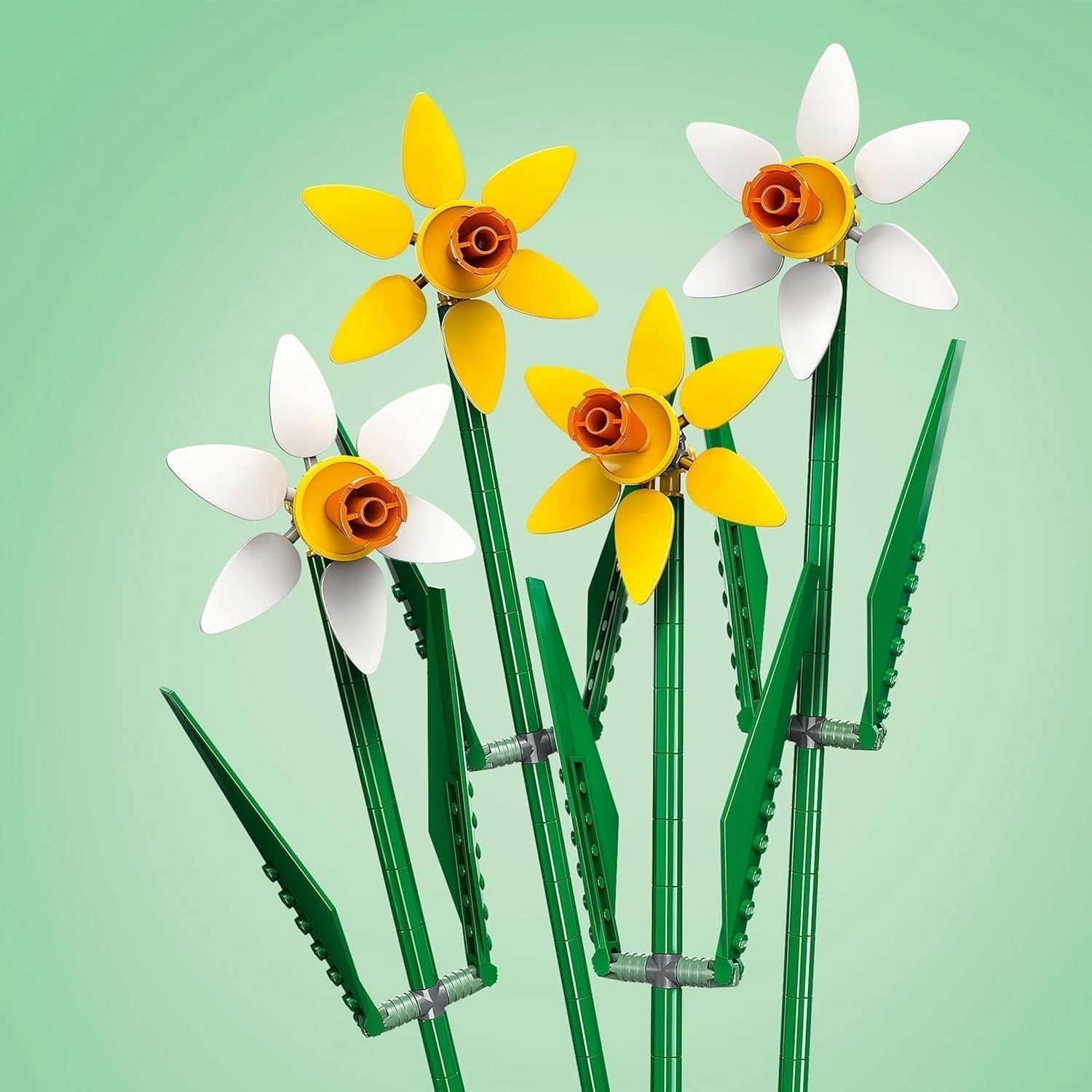 Narcisos LEGO Botanicals - Regalos de Pascua para niñas y niños - Flores artificiales para niños - Ramo de flores como decoración de la habitación o la oficina - Regalo para mujeres - 40747 Juegos de construcción Besuche den LEGO-Store