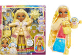 Rainbow High Winter Wonderland - Sunny (Amarillo) - Muñeco de nieve inflable con agua mágica oculta de 28 cm con juego de muñeco de nieve, adecuado para niños y coleccionistas de 4 a 12 años