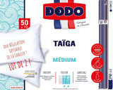 DODO Almohada de 2 piezas, 50 X 70 cm, Confort medio, Almohada sintética Taiga, Tacto ultrasuave y transpirable, Lavable a máquina a 40 °C Naty Shop almohadas estándar