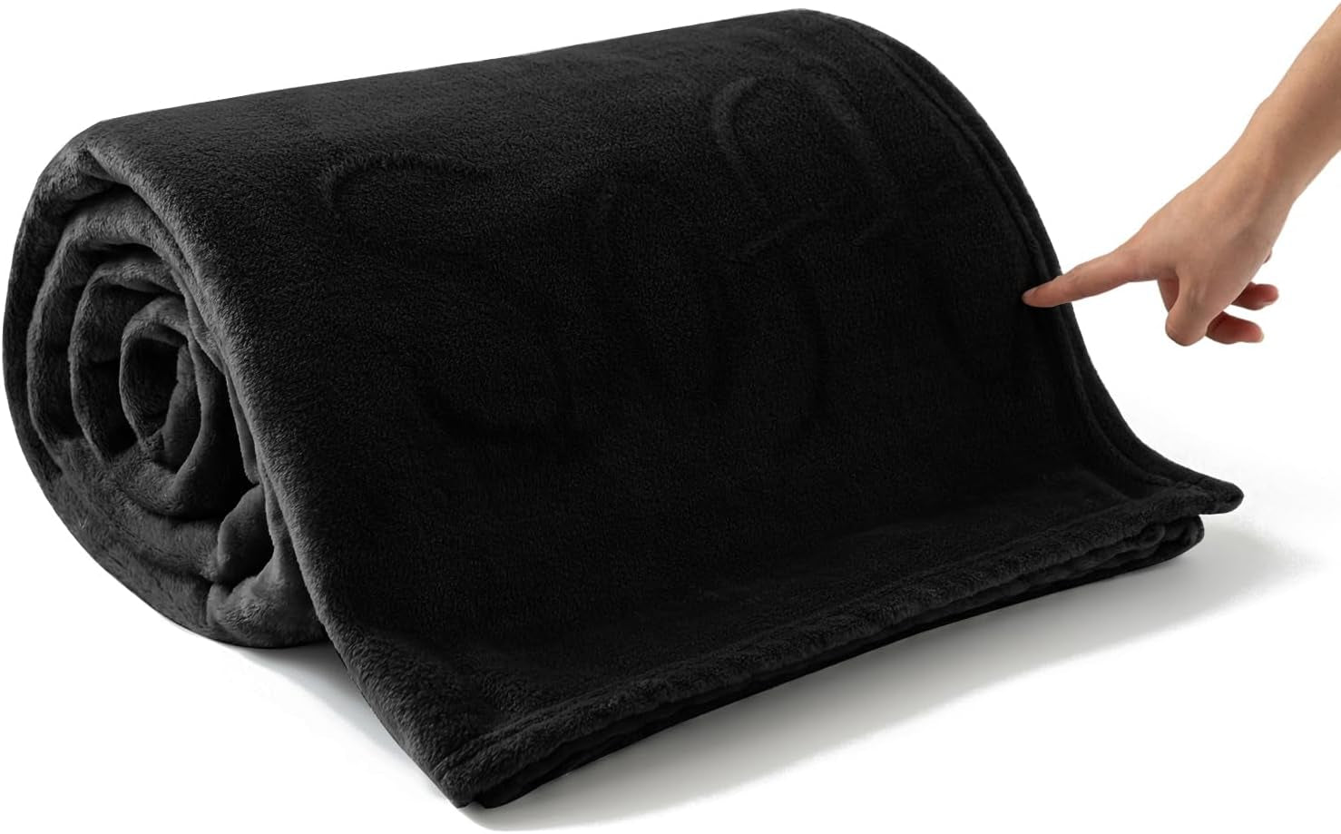 Manta Acogedora Manta Polar Mullida 130 X 150 Cm Mantas para Cama Manta para Sofá Mantas Y Mantas Grandes Y Suaves para Adultos Mantas para Sofá Cálidas Camas Y Mantas Negras Lavables A Máquina Good Nite