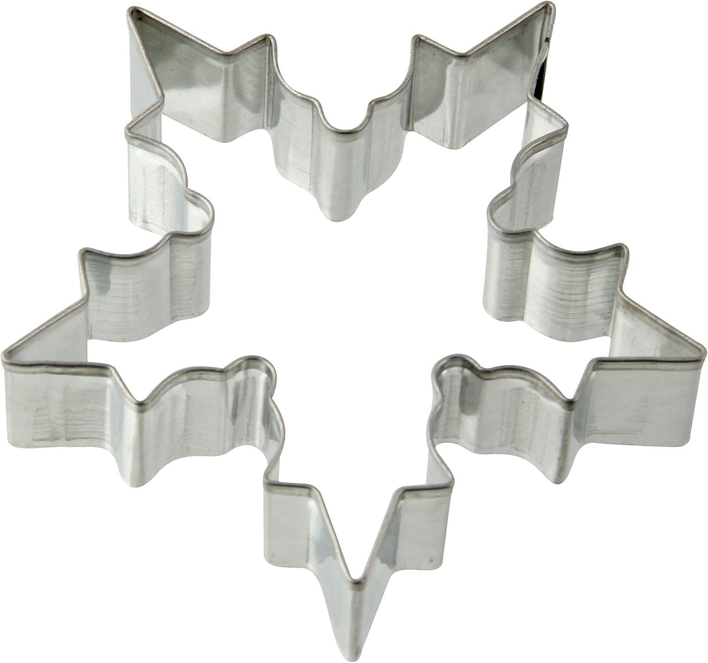 Zenker Cortador de Galletas de Copo de Nieve, Cortador de Galletas de Navidad, Cortador de Galletas Fondant, Cortador de Galletas de Alta Calidad, Ayuda de Cocina de Hoja de Acero, Color: Plata