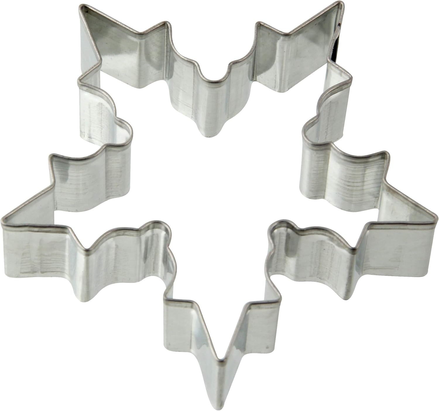 Zenker Cortador de Galletas de Copo de Nieve, Cortador de Galletas de Navidad, Cortador de Galletas Fondant, Cortador de Galletas de Alta Calidad, Ayuda de Cocina de Hoja de Acero, Color: Plata
