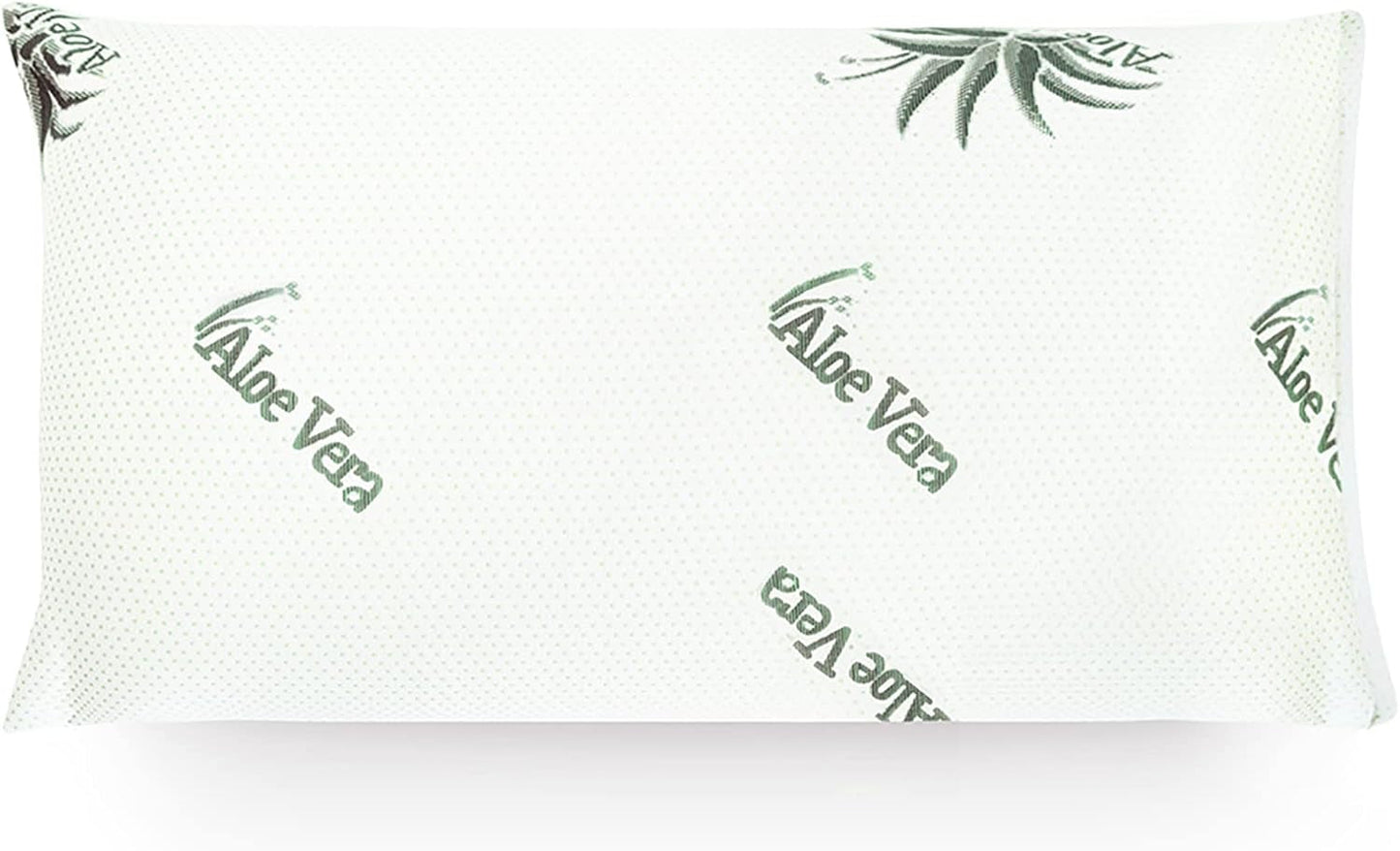 Mister Sandman Almohada Ergonómica 40X80, Almohada Cervical con Funda de Almohada de Aloe Vera, Almohada Visco Perfecta para Dormir boca abajo, boca arriba y de lado, Almohada Viscoelástica Almohadas Ortopédicas Cervicales Naty Shop Funda Aloe Vera