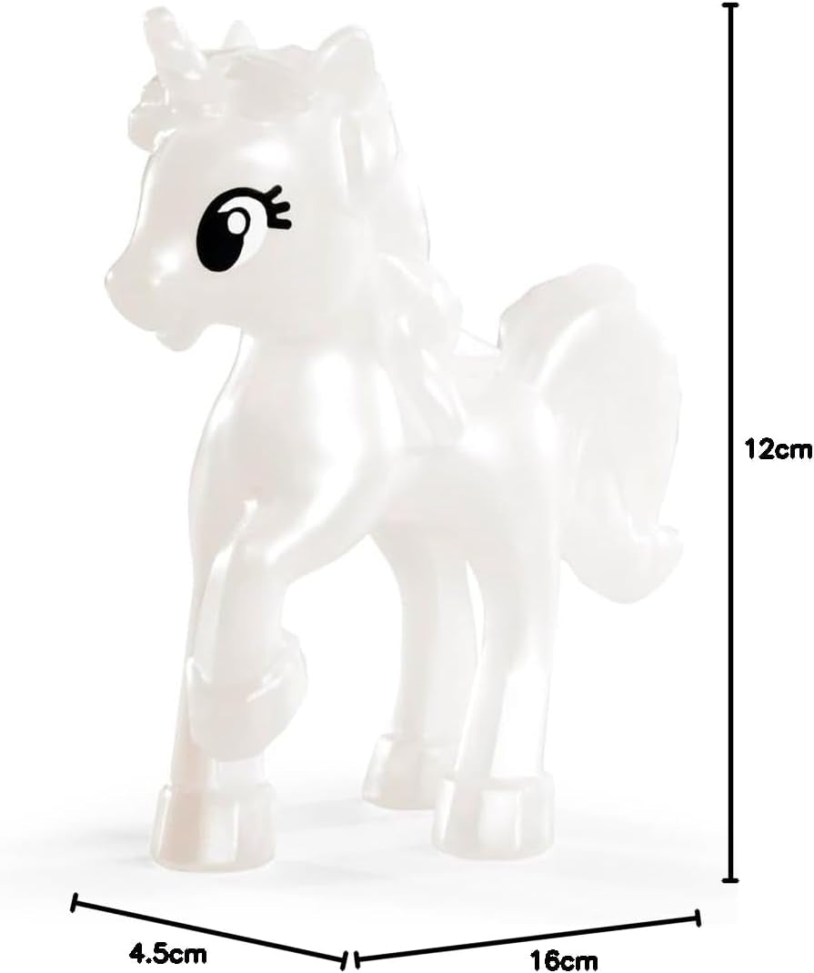 Muñeca Simba Evi Princess Fantasy of Love con un vestido de cuento de hadas y un unicornio brillante Muñeca de juego de 12 cm a partir de 3 años