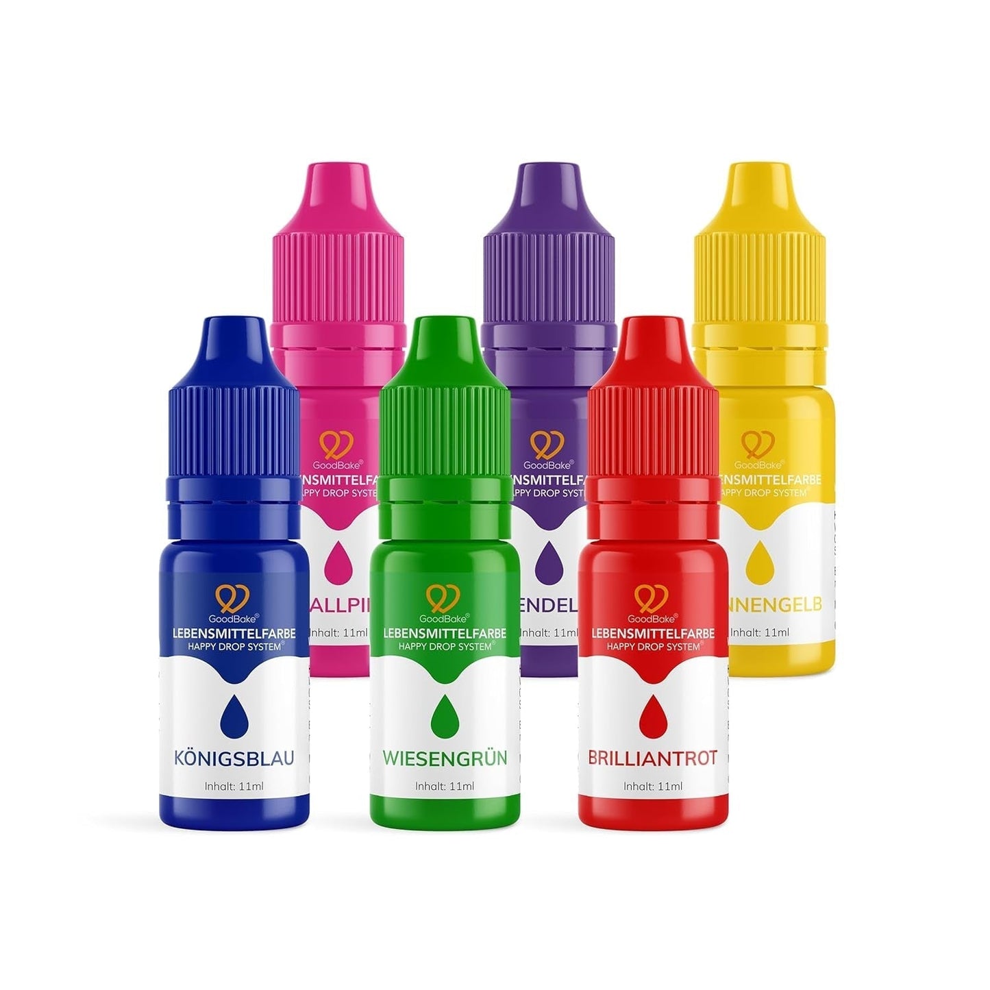 Colorante alimentario rosa Goodbake (11 ml) - Colorante alimentario intenso - Color muy concentrado - Para colorear pasteles, fondant, crema de mantequilla, bebidas, limo y muchos otros artículos. 100% vegano