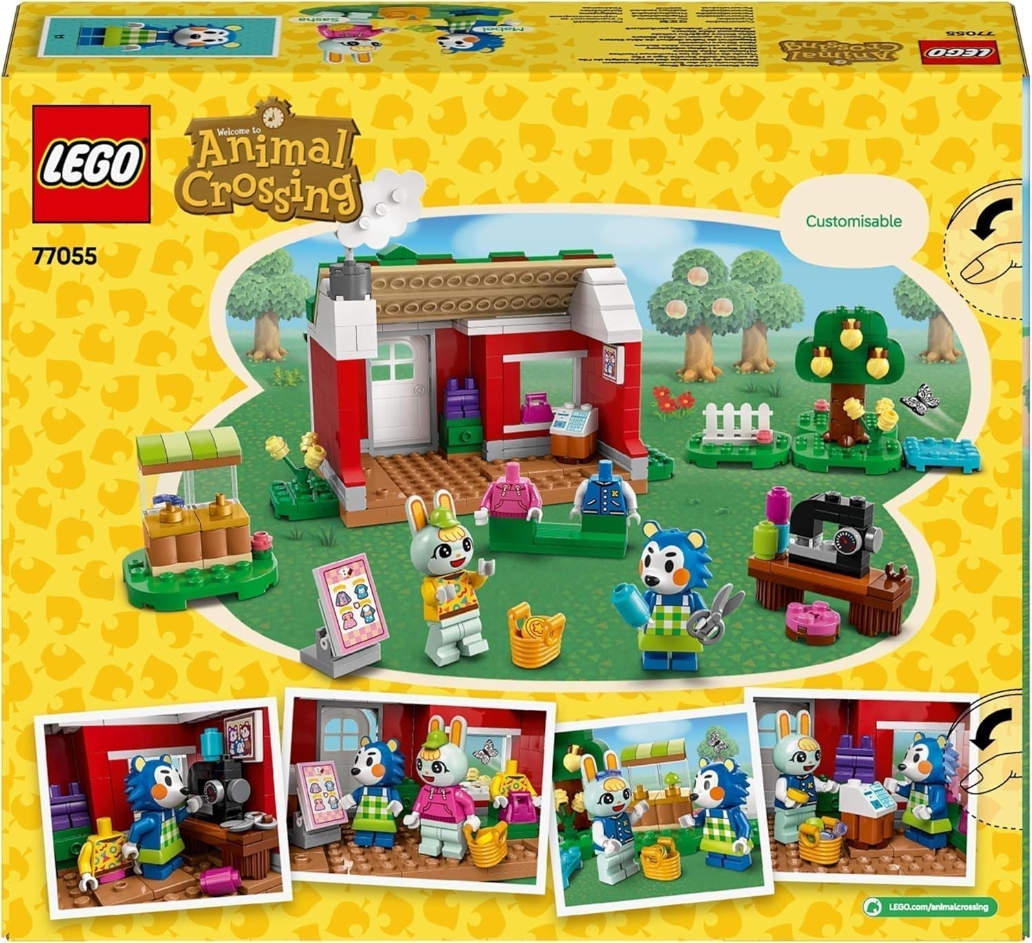 LEGO Animal Crossing Tailoring Sisters Juego de construcción creativo de rol, regalo para niñas, niños y fanáticos de los videojuegos a partir de 6 años, juego de aventuras 77055 Juegos de construcción Ver en LEGO-Store