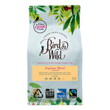 Mezcla exclusiva de espresso, comercio justo, café en grano entero, orgánico, cultivado a la sombra, protegido contra aves, peso neto 200 g