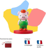 Figura sonora Los Tres Cerditos - cuentos con sonido - juguete, contenidos educativos, versión en francés, niños de 4 a 6 años Bebe Toys Naty Shop