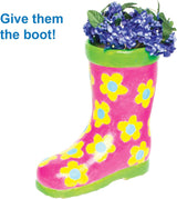 Macetas de cerámica para niños 'Wellies' de Baker Ross (paquete de 2)