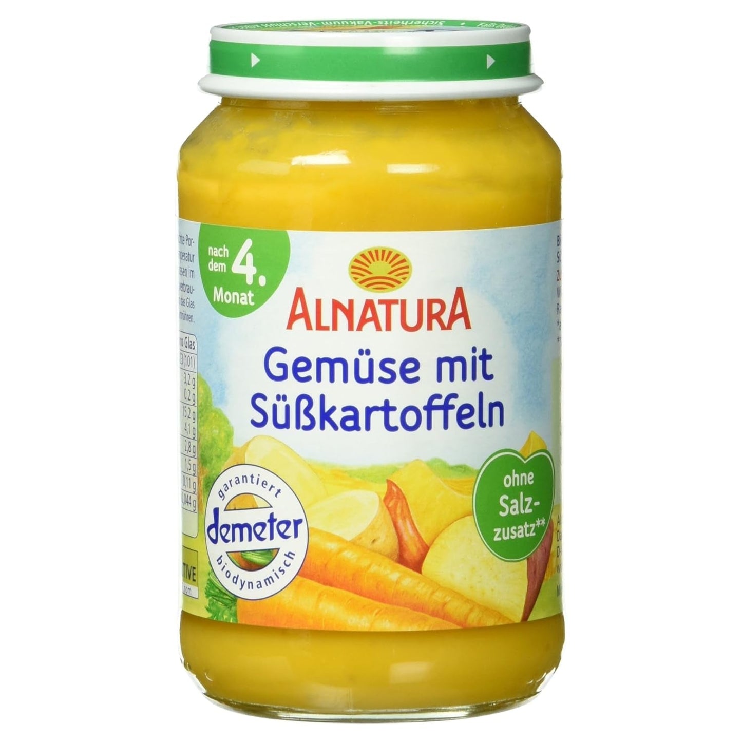 Verduras ecológicas con boniatos, a partir de 4 meses, 190g