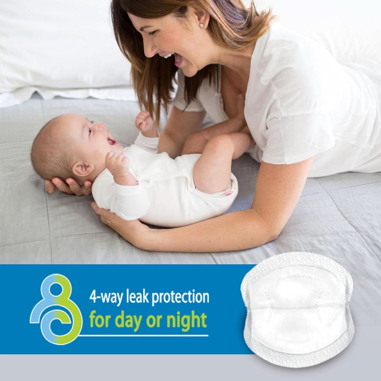 Discos Desechables, Absorbentes, Negros, 60 Unidades Alimentación y Accesorios Lactancia Bebe Naty Shop