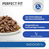 PERFECT FIT™ Bolsas para gatos, de interior, con pollo, 12 x 85 g