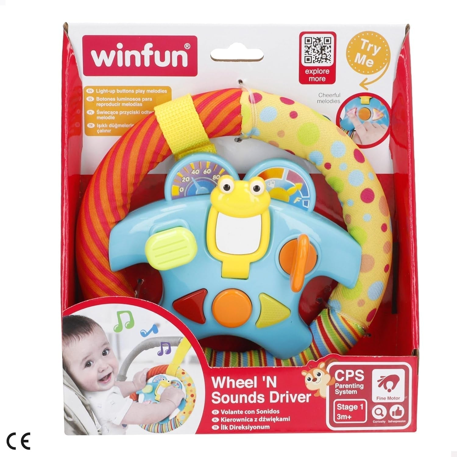 juguete bebe color Wheel N Sounds Driver Baby Toys Naty Shop