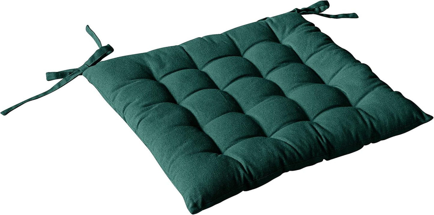 Edredón con 4 bolitas, yute, 90 X 190 Cm, arcilla, 2007AGCHLJT090190, 90 X 190 Cm Edredones y colchas Naty Shop Verde oscuro