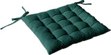 Edredón con 4 bolitas, yute, 90 X 190 Cm, arcilla, 2007AGCHLJT090190, 90 X 190 Cm Edredones y colchas Naty Shop Verde oscuro