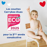 - Tamaño de pañal 4+ 9-20 kg – Ökologische Babywaidern – natürliche Babypflege, hypoallergen, ohne Parfüm und auslaufsicher – hermestellung in Frankreich – 126 pañales desechables – 1 mes