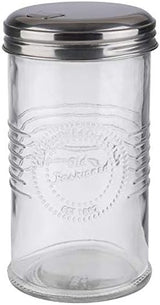 APS 40510 Dispensador de azúcar - OLD FASHIONED, Ø 7,5 cm, A: 14 cm, Vidrio, 0,35 litros, Tapón con rosca de...
