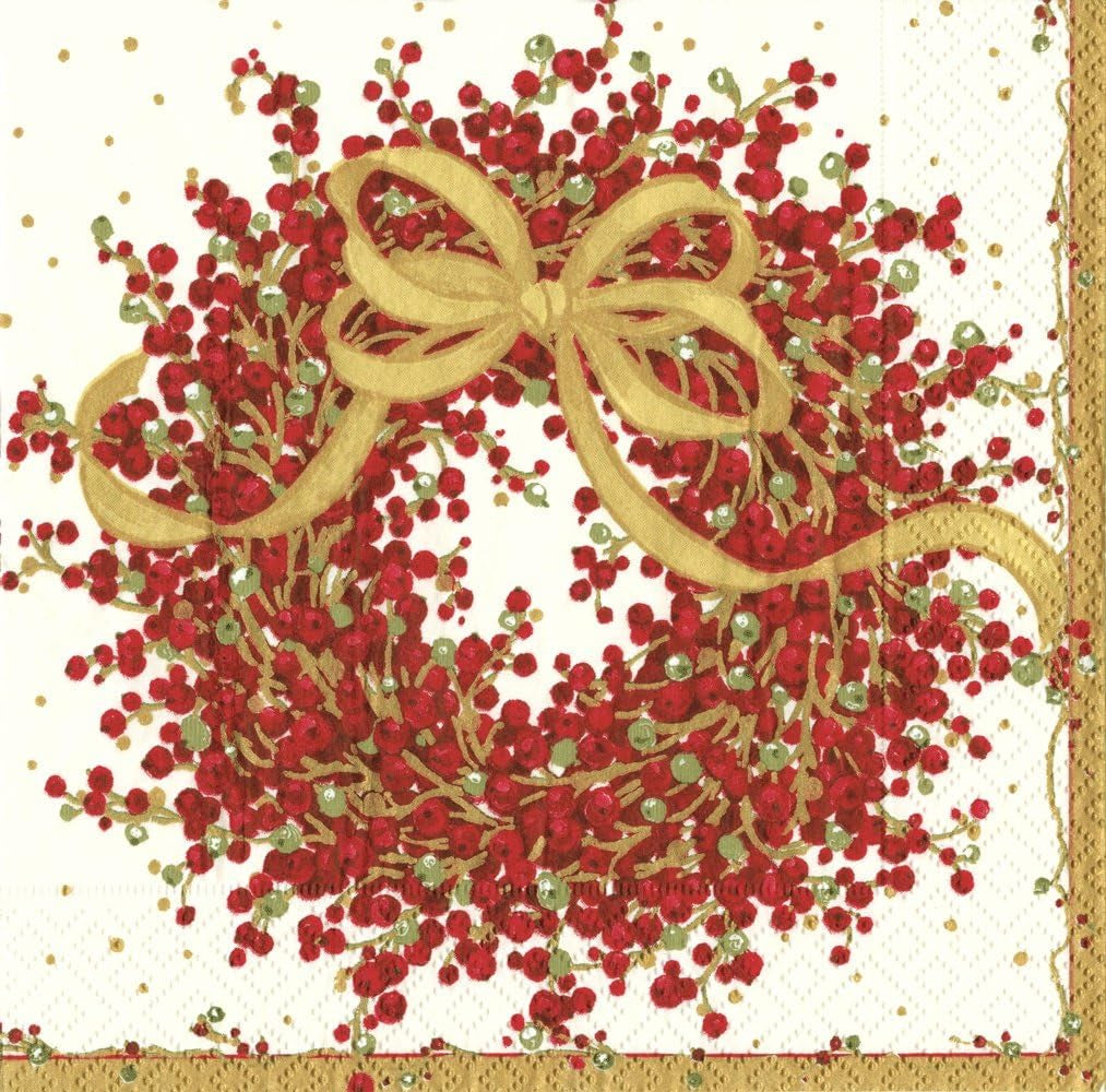 8070C Servilletas de papel de tres capas, 20 piezas, 25 x 25 cm, Pepperberry