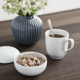 Kähler Bonbonniere Ø12 cm Hammershøi Decoración Diseño danés, blanco Cajas para guardar alimentos Naty Shop