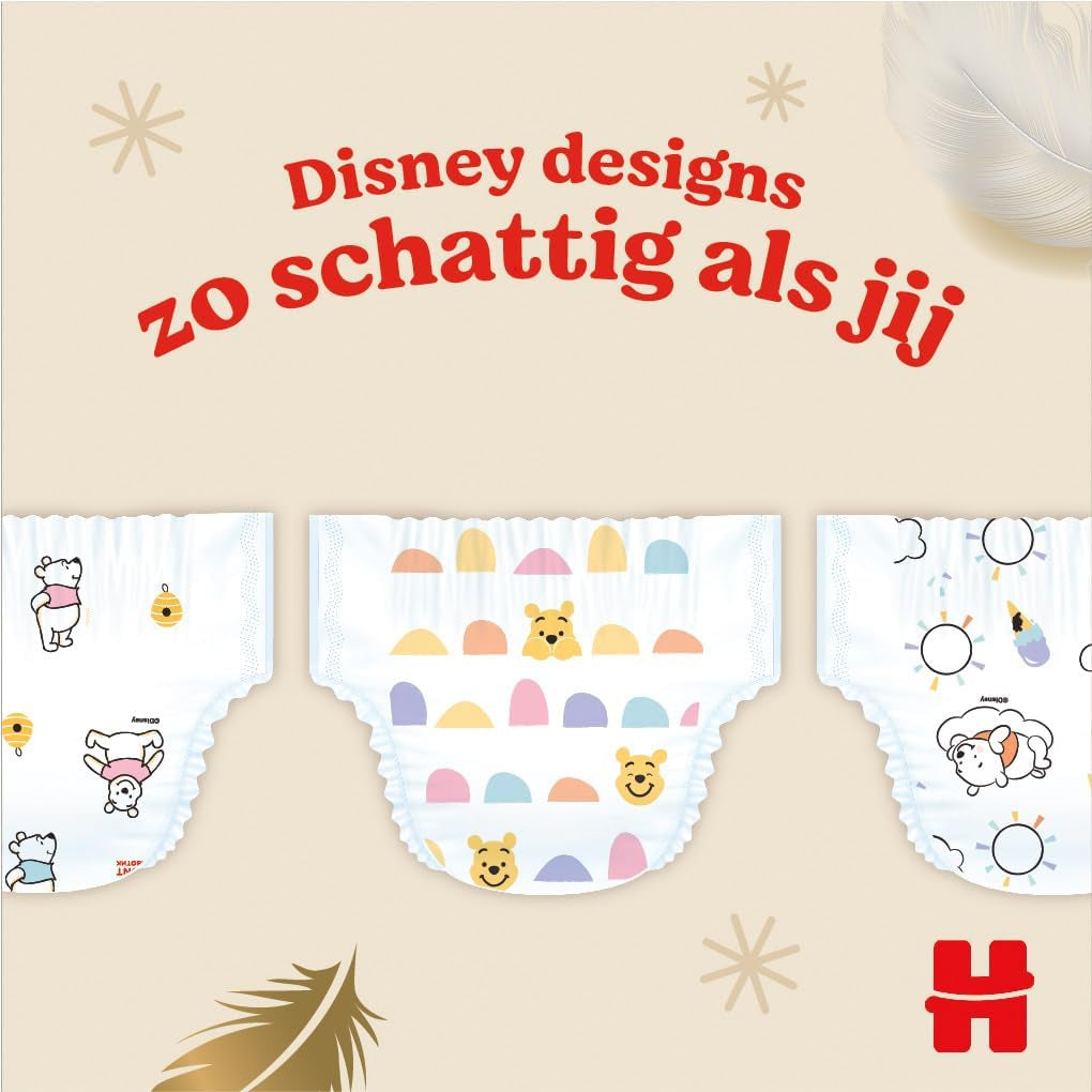 Pañales para bebé Huggies Extra Care con Disney, talla 5 (12-22 kg), 2 paquetes de 33 pañales, 66 pañales en total