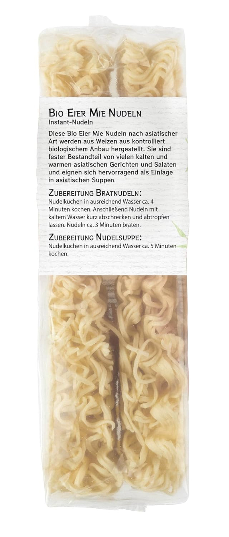 Fideos orgánicos de huevo y cordero Bamboo Garden, 250 g (el diseño del paquete puede variar)