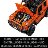 LEGO Technic Mercedes-Benz G 500 Professional Line, Kit de construcción de modelos de coche Clase G, regalo para adultos, set de vehículos todoterreno de lujo, Mercedes coleccionable, coche de juguete 42177 Juegos de construcción Besuche den LEGO-Store