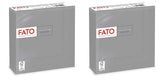 , Servilletas de Papel Desechables, Ideales para Almuerzos Informales y Buffets, Paquete de 50 Servilletas, Tamaño 33X33, Plegadas en 4, 2 Capas, Gris, Papel de Celulosa 100% Pura, Certificado Fsc