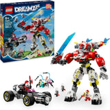 LEGO Dreamzzz Cooper's Tiger Mech y Zero'S Hot Rod Car Coche de juguete para niños de 9 años, regalo para niños y niñas, juego de mecánica y minifigura 2 en 1 71497 Juegos de construcción Besuche den LEGO-Store Default Title