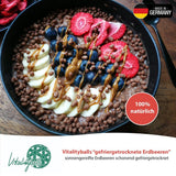 '- 150 g Fresas liofilizadas 100% naturales y puras - Fresas secas en rodajas - Frutas secas liofilizadas sin azúcares añadidos - Chips de fresa sin azúcar Productos deshidratados Naty Shop