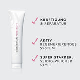 SEBASTIAN PROFESSIONAL PENETRAITT - Mascarilla capilar reparadora regenera el cabello dañado (150 ml) - cuidado profundo del cabello dañado y decolorado - repara y fortalece Naty Shop Hair Mask