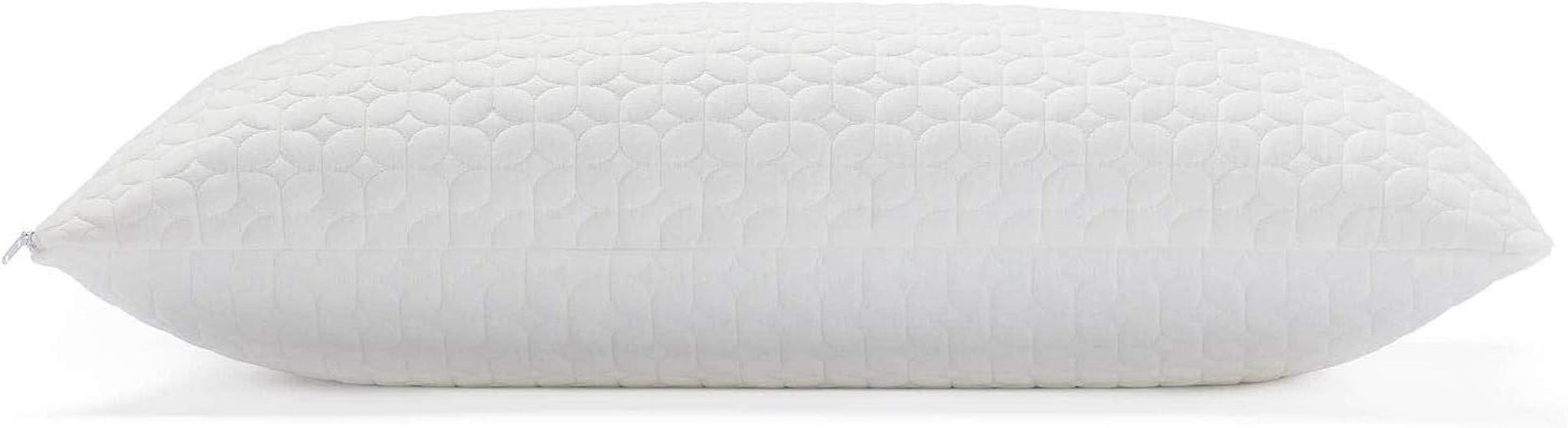 Almohada LUCID 40 X 80 cm con relleno híbrido de viscoelástica triturada y microfibra - relleno extraíble y regulable - funda lavable - para personas que duermen de lado, boca arriba y boca abajo Almohadas estándar Naty Shop Us Standard