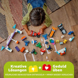 LEGO DUPLO Town Coches de carreras del equipo F1 con corredores, juguete de construcción para toda la familia, experiencia de juego imaginativo, regalo de cumpleaños para niños pequeños, niños y niñas a partir de 2 años 10445 Juegos de construcción Besuche den LEGO-Store