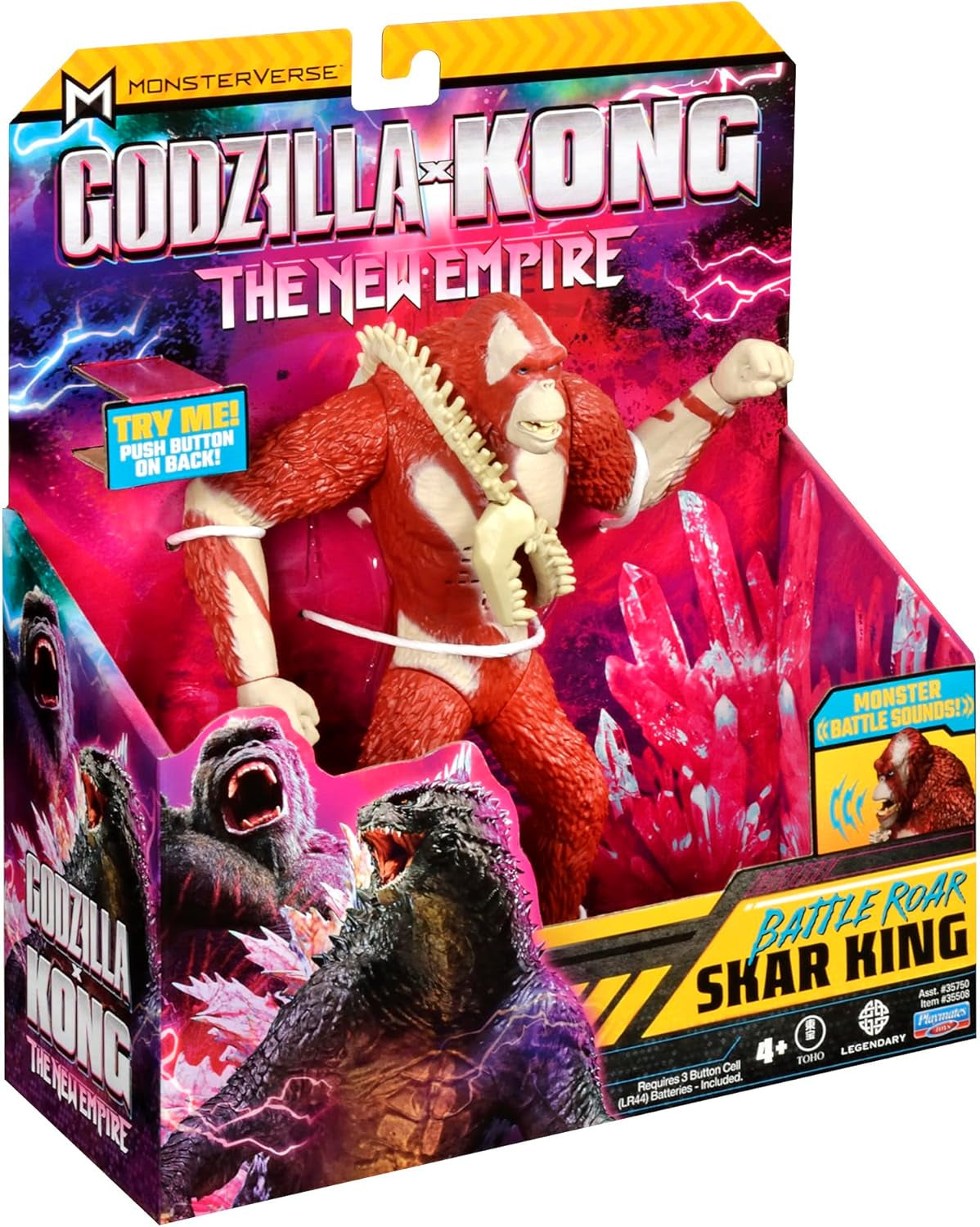 Godzilla X Kong: New Empire Battle Roar Skarking, Figuras de acción, Figuras de acción 17 cm Naty Shop