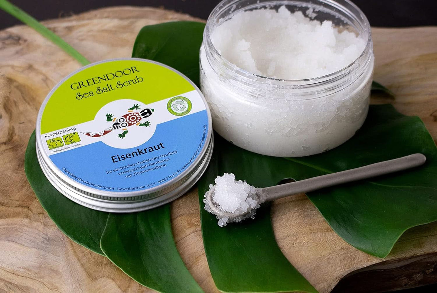 GREENDOOR Exfoliante Corporal Vegano Aroma Limón 280 g Cosmética y Belleza Naty Shop