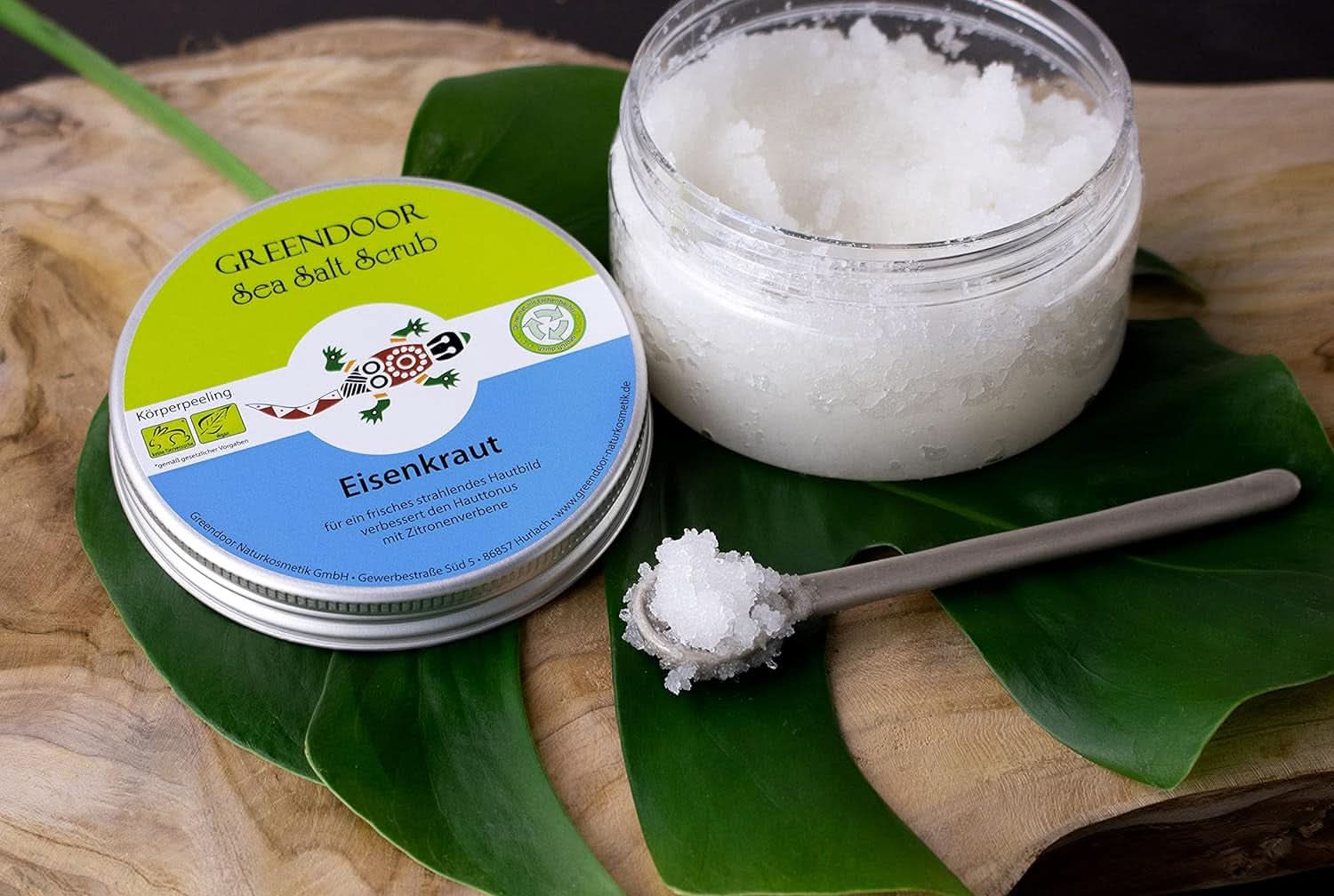 GREENDOOR Exfoliante Corporal Vegano Aroma Limón 280 g Cosmética y Belleza Naty Shop