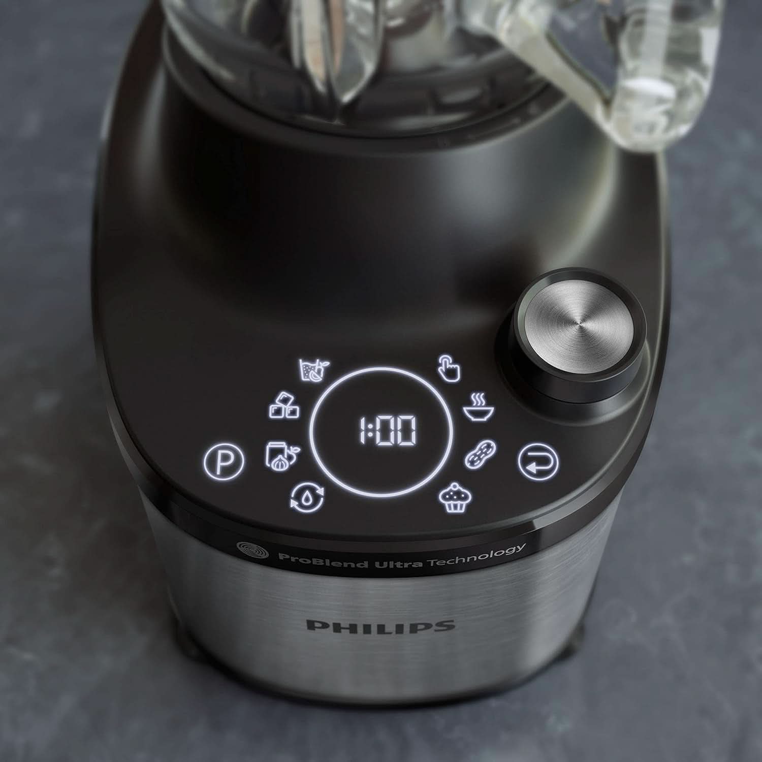 Batidora PHILIPS Serie 7000 HR3760/00, 2l, 1500W, 12 velocidades, negra Cocina Naty Shop