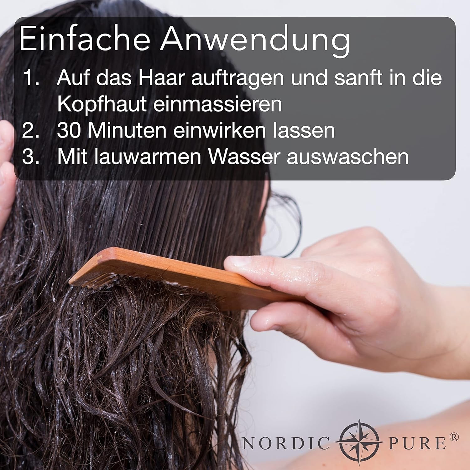 Tratamiento capilar con extracto de albahaca de Nordic Pure | Para el cuidado del cabello fino, seco y frágil | Puede prevenir la caída del cabello 100ml Naty Shop cuidado del cabello