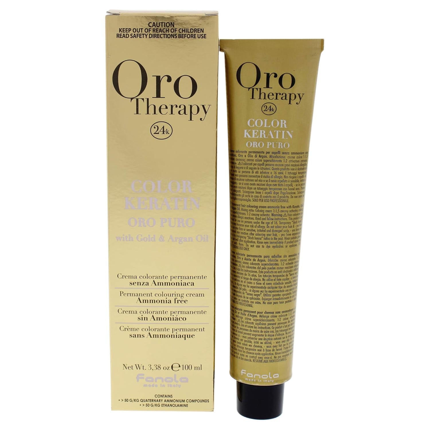 Fanola Oro Therapy Color Queratina 5.0 100ml
