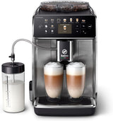 Saeco GranAroma Cafetera espresso automática - 14 especialidades de café, pantalla a color intuitiva, 4 perfiles de usuario, molinillo de cerámica, 1500 W (SM6580/10)