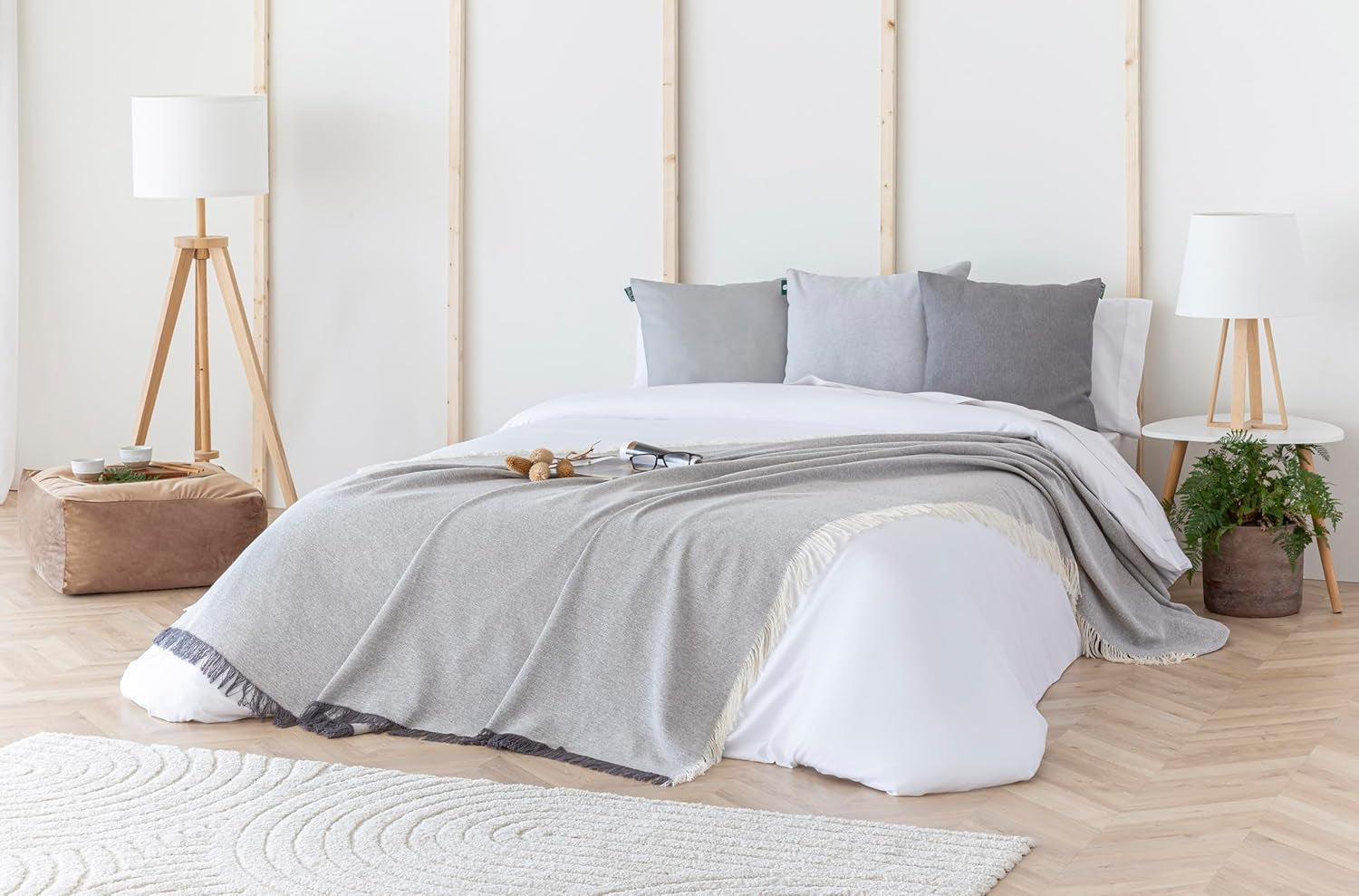 Funda de cama multifuncional, funda de cama, funda de sofá, Jarapas, color sólido (180 X 260 cm, gris oscuro). Camas y Mantas Besuche den Todocama-Store